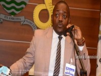Autour du Maire de la Commune de Libreville par interim Serge williams Akassaga Okinda