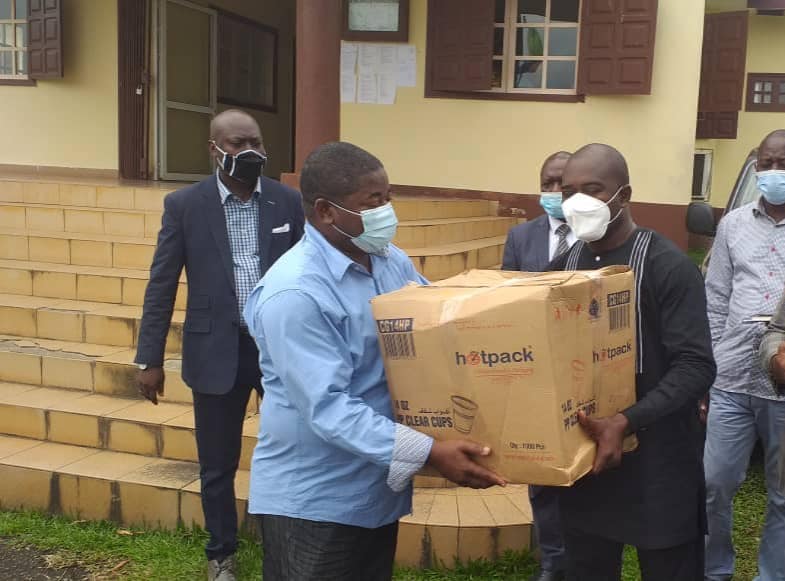 Sur instruction du premier magistrat de la ville, Eugène MBA, l'hôpital Psychiatrique de Melen a reçu la visite d'une délégation de la Mairie de Libreville ce 5 février 2021