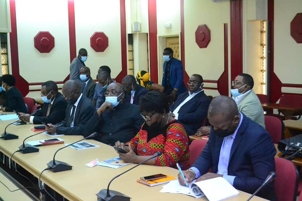 La Société de Transformation Agricole et de Développement Rural (SOTRADER), reçue à la Mairie de Libreville.